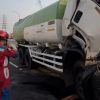 Gulkarmat Evakuasi Korban Tewas Akibat Kecelakaan Truk di Jakut