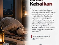 Ujub Atas Amal Kebaikan