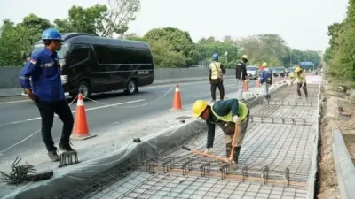 Jasa Marga Tancap Gas Perbaiki Tol Semarang, Pengendara Diminta Atur Waktu Perjalanan