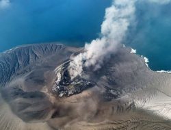 Kamera CCTV Tertutup Abu Vulkanik, Gunung Anak Krakatau Meletus 3 Kali Dalam 9 Menit!